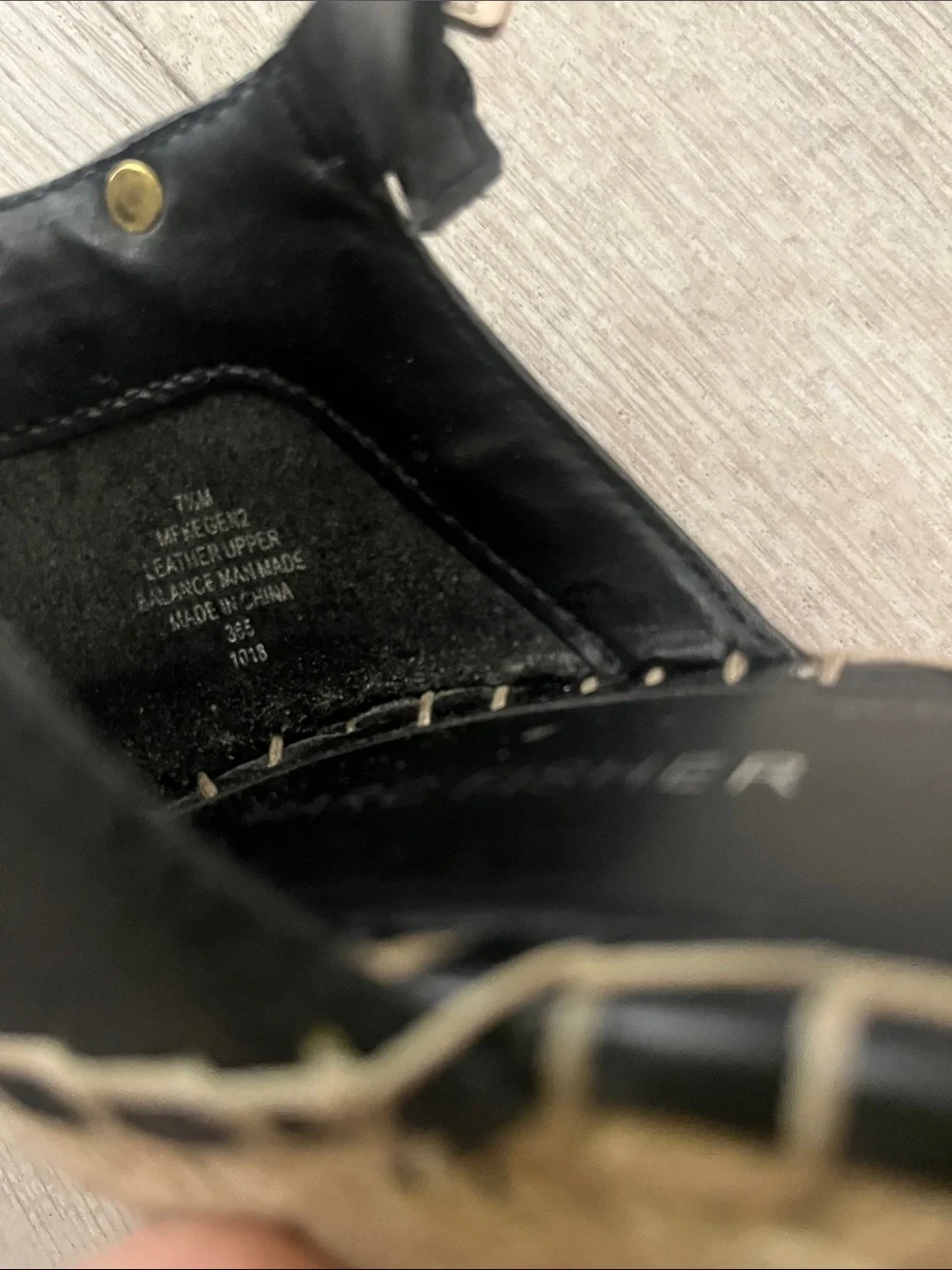 Marc Fisher 4” Black Wedge Espadrilles with Gold Studs Valentino rockstud inspo